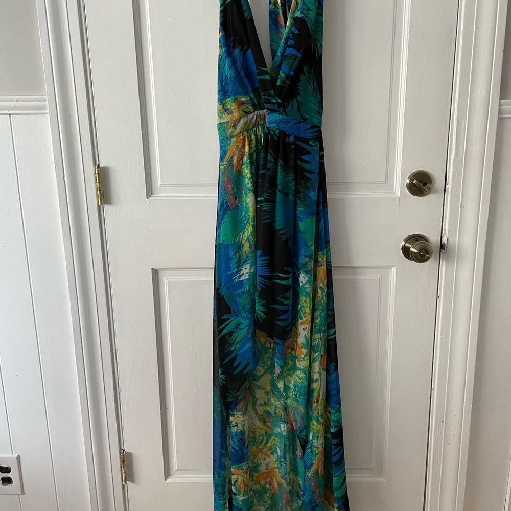 Bebe hi low printed maxi dress - Picture 5 of 5
